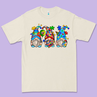 Autism Gnomes Premium Tee Designed By Zillion Design Studio