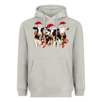 Moon Dust christmas three cows Heavyweight Hoodie - MaliasSmallBusiness