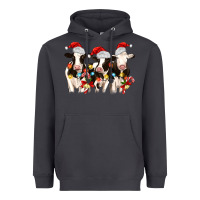 Smoke christmas three cows Heavyweight Hoodie - MaliasSmallBusiness