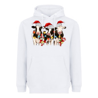 White christmas three cows Heavyweight Hoodie - MaliasSmallBusiness