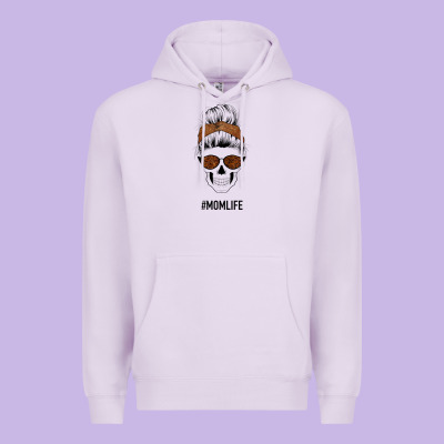 Brown Glitter, Western Vintage Patterned Mom Skull Premium Hoodie Designed By Bettercallsaul