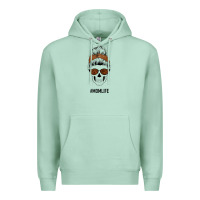 Seafoam Brown Glitter, Western Vintage Patterned Mom Skull Premium Hoodie - Bettercallsaul