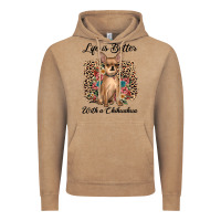 Vintage Coffee life is better with a chihuahua Vintage Hoodie - JahusDesignShop