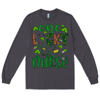Smoke Leopard Glitter One Lucky Nurse Long Sleeve Tee - Artiststas