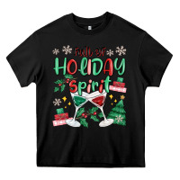 Black full of holiday Heavy Core Tee - MaliasSmallBusiness
