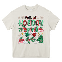 Cream full of holiday Heavy Core Tee - MaliasSmallBusiness