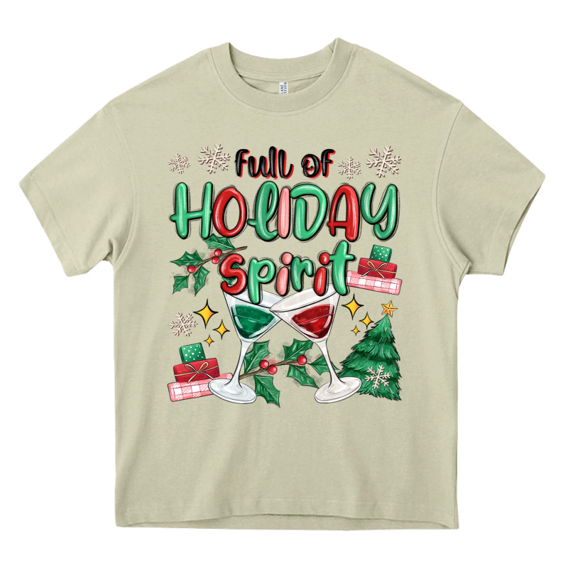 Full Of Holiday Heavy Core Tee by MaliasSmallBusiness | Teevron