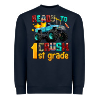 Navy ready to school crush 1st grade Heavyweight Sweatshirt - AdoDesignShop