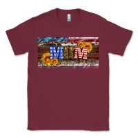 Burgundy soldier mom license  plate Classic Tee - Artiststas