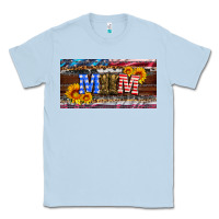 Dusty Blue soldier mom license  plate Classic Tee - Artiststas