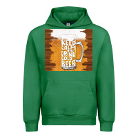 Emerald keep calm and drink cold beer Urban Hoodie - TumblerDesignByShophia