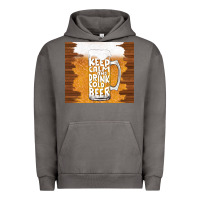 Pigment Tornado keep calm and drink cold beer Urban Hoodie - TumblerDesignByShophia
