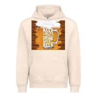 Sandshell keep calm and drink cold beer Urban Hoodie - TumblerDesignByShophia