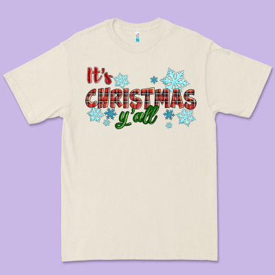 It's Christmas Y'all Season Winter Premium Tee Designed By Ranaportraitstore