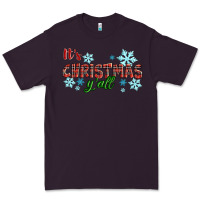 Plum It's Christmas Y'all Season Winter Premium Tee - RanaPortraitStore