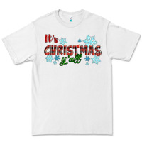White It's Christmas Y'all Season Winter Premium Tee - RanaPortraitStore