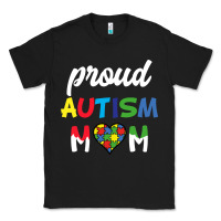 Black Proud Autism Mom Mothers Day Gift Autism Awareness Classic Tee - CowhideDigitalArt