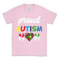 Bubblegum Pink Proud Autism Mom Mothers Day Gift Autism Awareness Classic Tee - CowhideDigitalArt