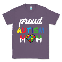 Lavender Proud Autism Mom Mothers Day Gift Autism Awareness Classic Tee - CowhideDigitalArt