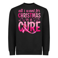 Black all i want for christmas is a cure Heavyweight Sweatshirt - JahusDesignShop