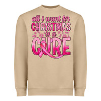 Mushroom all i want for christmas is a cure Heavyweight Sweatshirt - JahusDesignShop