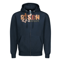 Navy risen indeed Zipper Hoodie - MaliasSmallBusiness