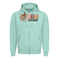 Seafoam risen indeed Zipper Hoodie - MaliasSmallBusiness