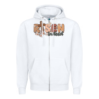 White risen indeed Zipper Hoodie - MaliasSmallBusiness