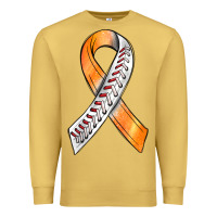 Antique Gold Kidney Cancer Ribbon Baseball Premium Sweatshirt - BundleAndBundleShop