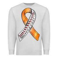 Dove Grey Kidney Cancer Ribbon Baseball Premium Sweatshirt - BundleAndBundleShop
