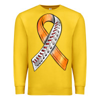 Lemon Kidney Cancer Ribbon Baseball Premium Sweatshirt - BundleAndBundleShop