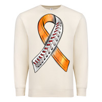 Sandshell Kidney Cancer Ribbon Baseball Premium Sweatshirt - BundleAndBundleShop