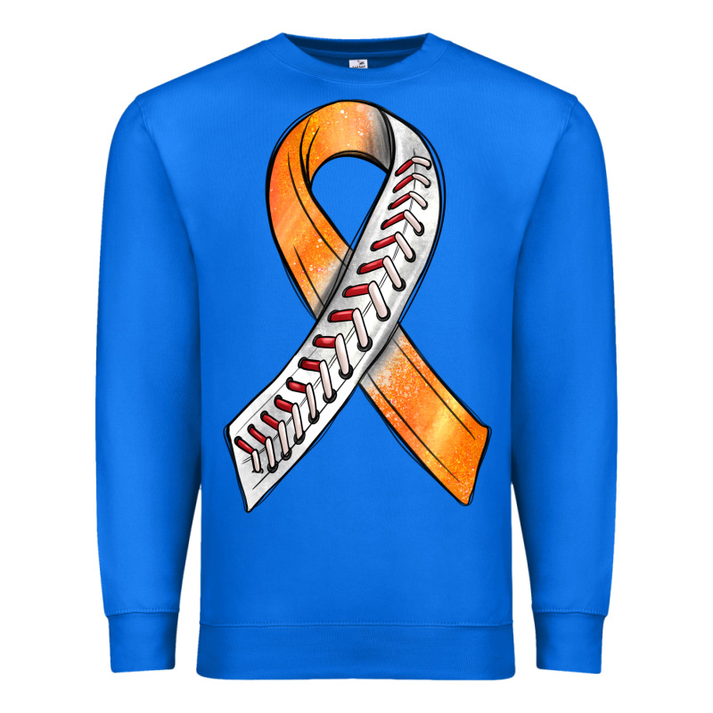 Kidney Cancer Ribbon Baseball Premium Sweatshirt by BundleAndBundleShop | Teevron