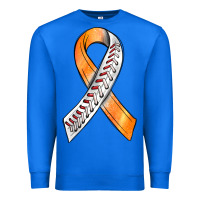 True Royal Kidney Cancer Ribbon Baseball Premium Sweatshirt - BundleAndBundleShop
