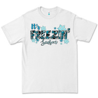 White It's Freezin Season Winter Premium Tee - RanaPortraitStore