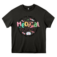 Asphalt medical assistant nurse Heavy Core Tee - MaliasSmallBusiness