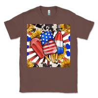 Chestnut patriotic popsicles and sunflowers Classic Tee - BundleAndBundleShop