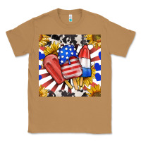 Toasted Coconut patriotic popsicles and sunflowers Classic Tee - BundleAndBundleShop