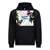 Black summer vibes with birds Urban Hoodie - TumblerDesignByShophia