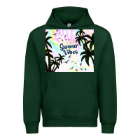 Forest Green summer vibes with birds Urban Hoodie - TumblerDesignByShophia