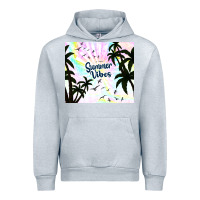 Heather Grey summer vibes with birds Urban Hoodie - TumblerDesignByShophia