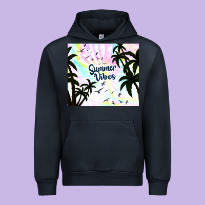 Summer Vibes With Birds Urban Hoodie Designed By Tumblerdesignbyshophia