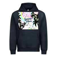 Navy summer vibes with birds Urban Hoodie - TumblerDesignByShophia