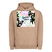 Pigment Burro summer vibes with birds Urban Hoodie - TumblerDesignByShophia