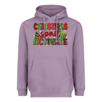 Lavender christmas spirit activate Heavyweight Hoodie - MaliasSmallBusiness
