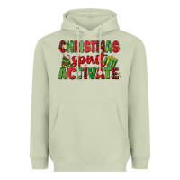 Matcha christmas spirit activate Heavyweight Hoodie - MaliasSmallBusiness