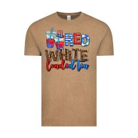 Vintage Coffee red whıte loaded tea Vintage Tee - AdoDesignShop