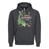 Smoke bunny saurus rex Zipper Hoodie - MaliasSmallBusiness