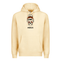 Pina Colada Western Brown Glitter Cowhide Patterned Mom Skull Premium Hoodie - Bettercallsaul