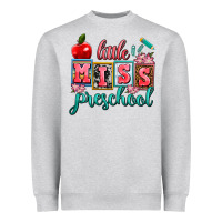 Heather Grey little miss preschool Heavyweight Sweatshirt - AdoDesignShop